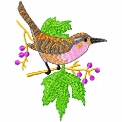Small Birds Embroidery Design 11